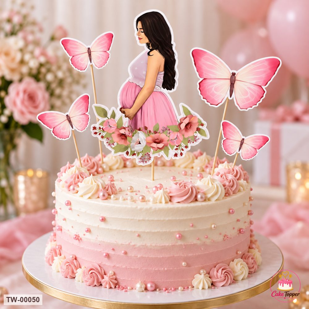 For Her Topper Sheet 01 on a cake