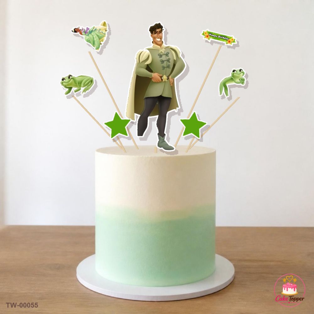 Angels Topper Sheet 02 on a cake