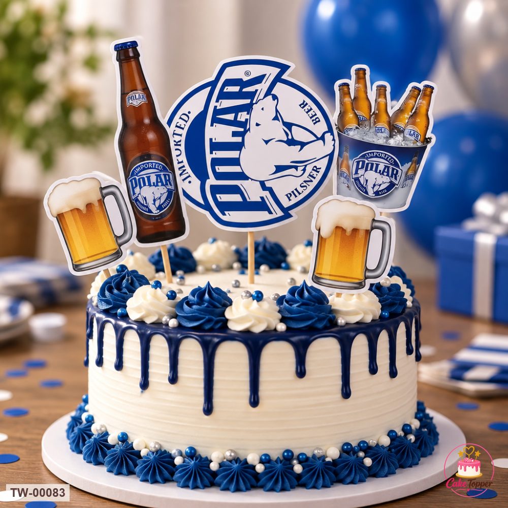 For Him Topper Sheet 02 on a cake