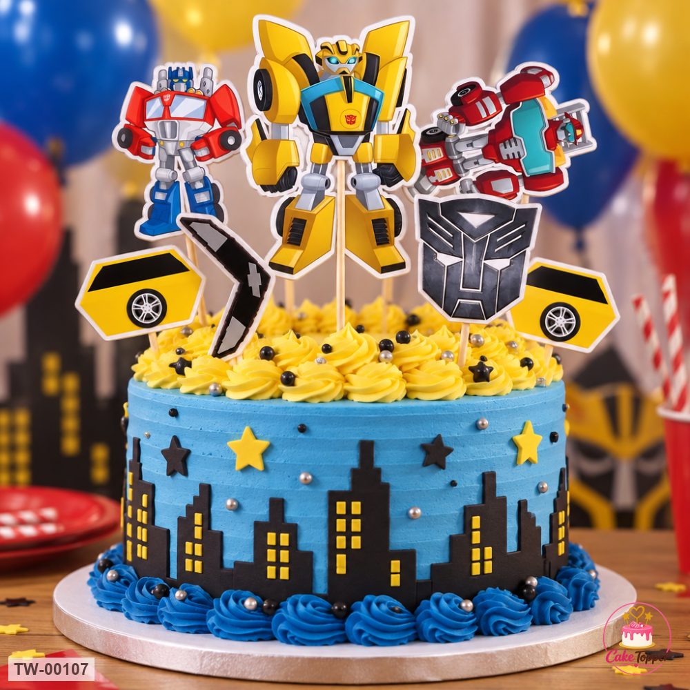 Little Boy Topper Sheet 02 on a cake