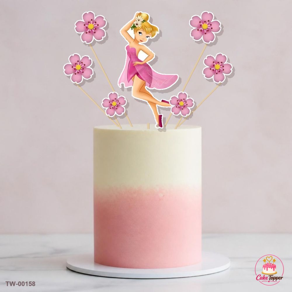 Angels Topper Sheet 04 on a cake