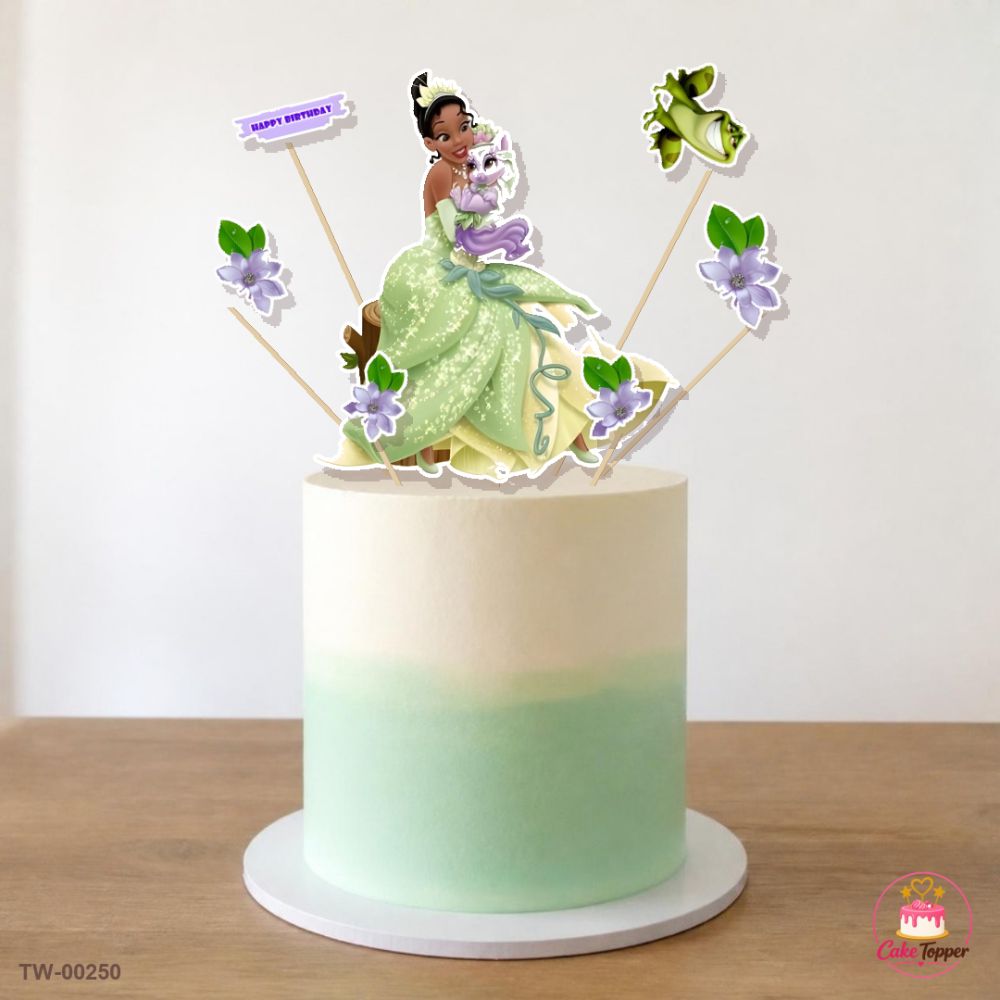 Angels Topper Sheet 06 on a cake