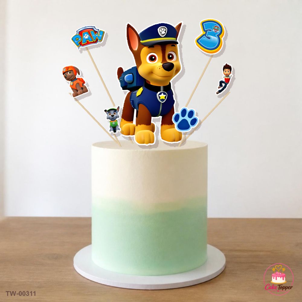 Heroes Topper Sheet 07 on a cake