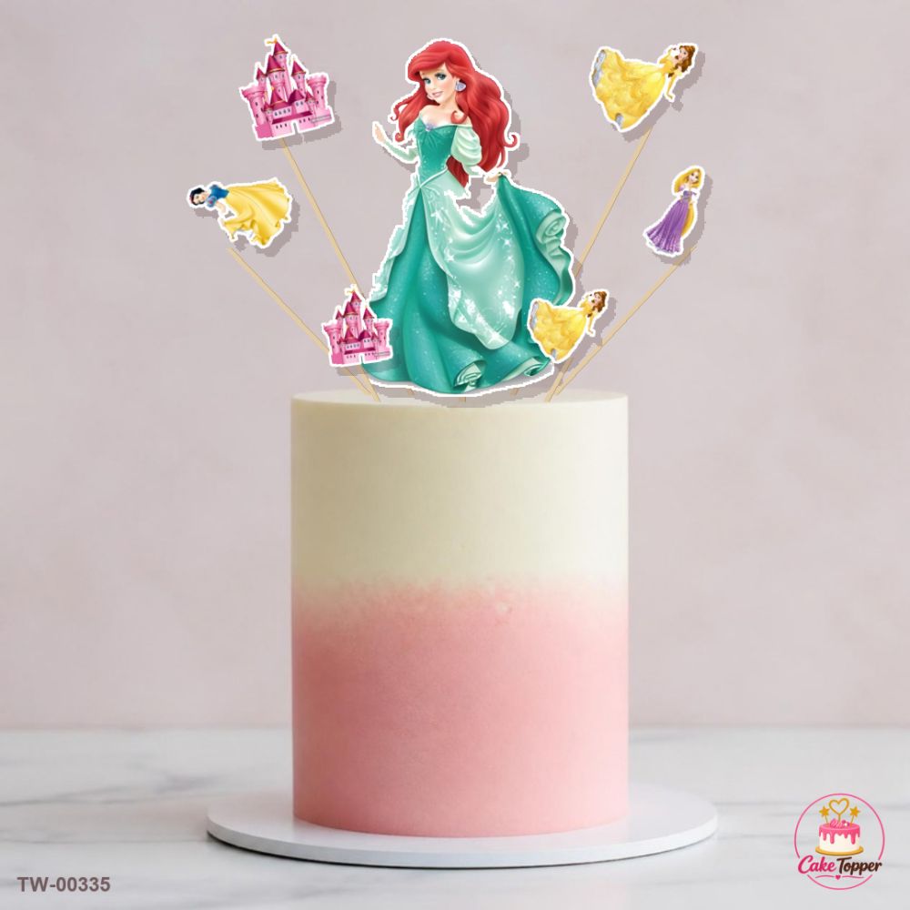 Angels Topper Sheet 08 on a cake