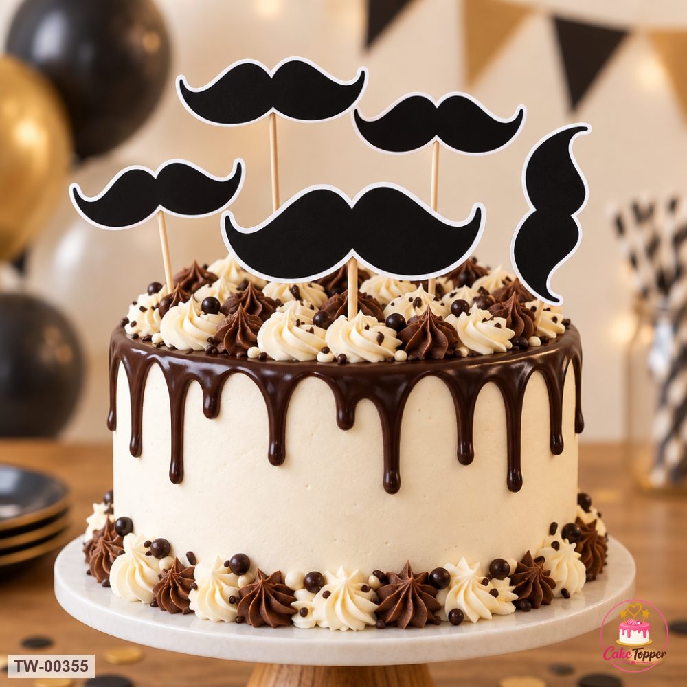 For Him Topper Sheet 08 on a cake