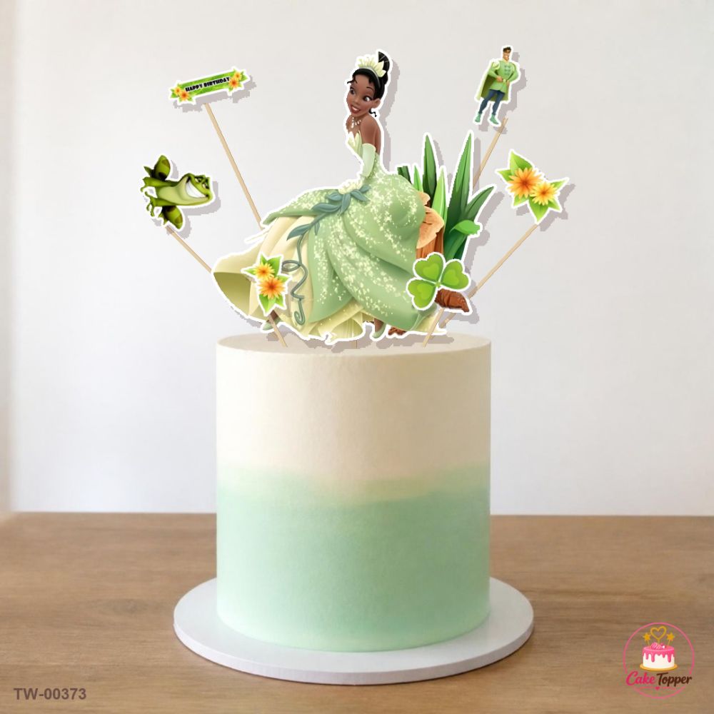Angels Topper Sheet 09 on a cake