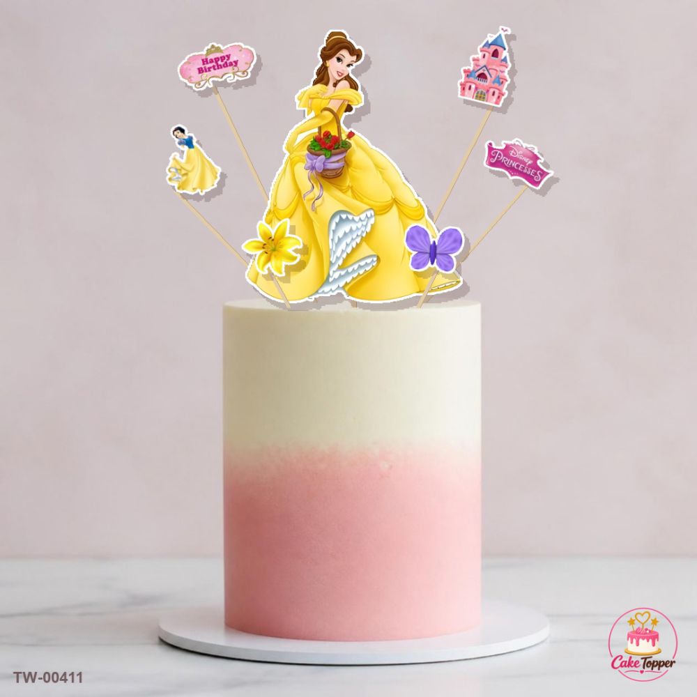 Angels Topper Sheet 10 on a cake