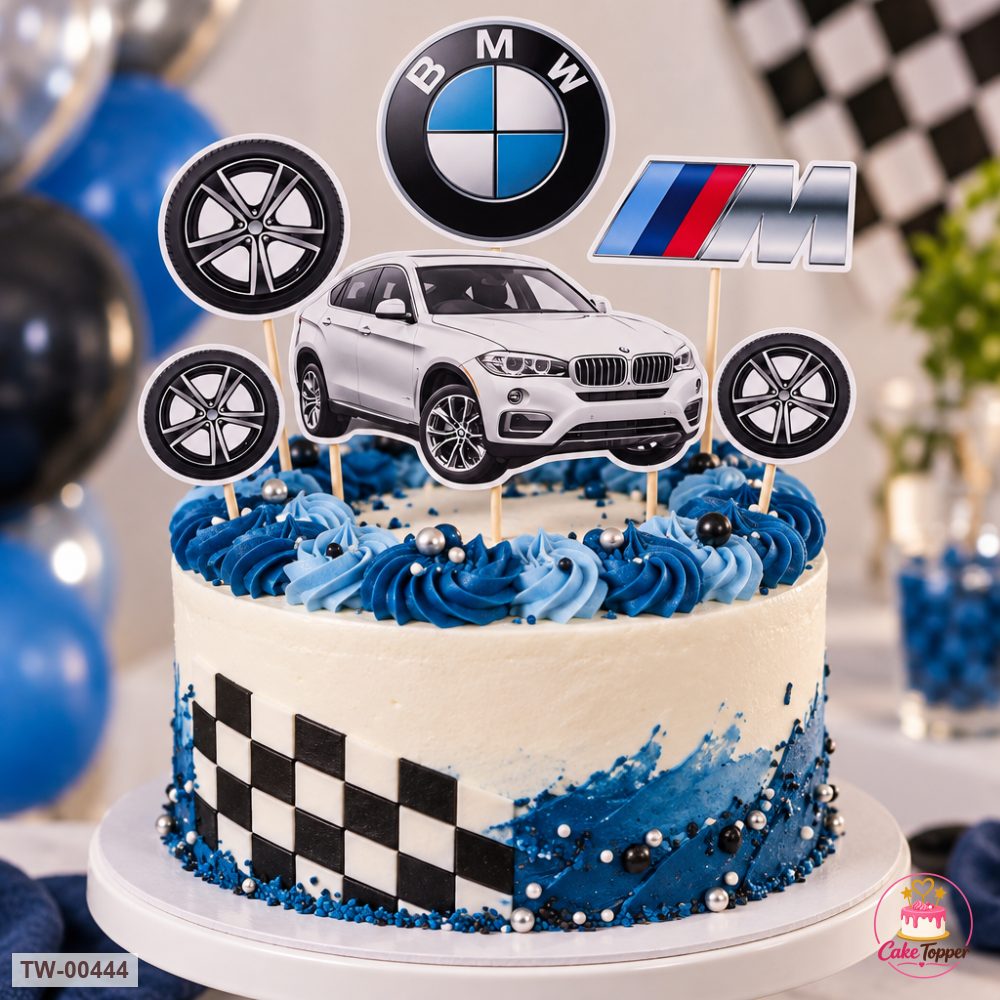Vehicle Topper Sheet 10 on a cake