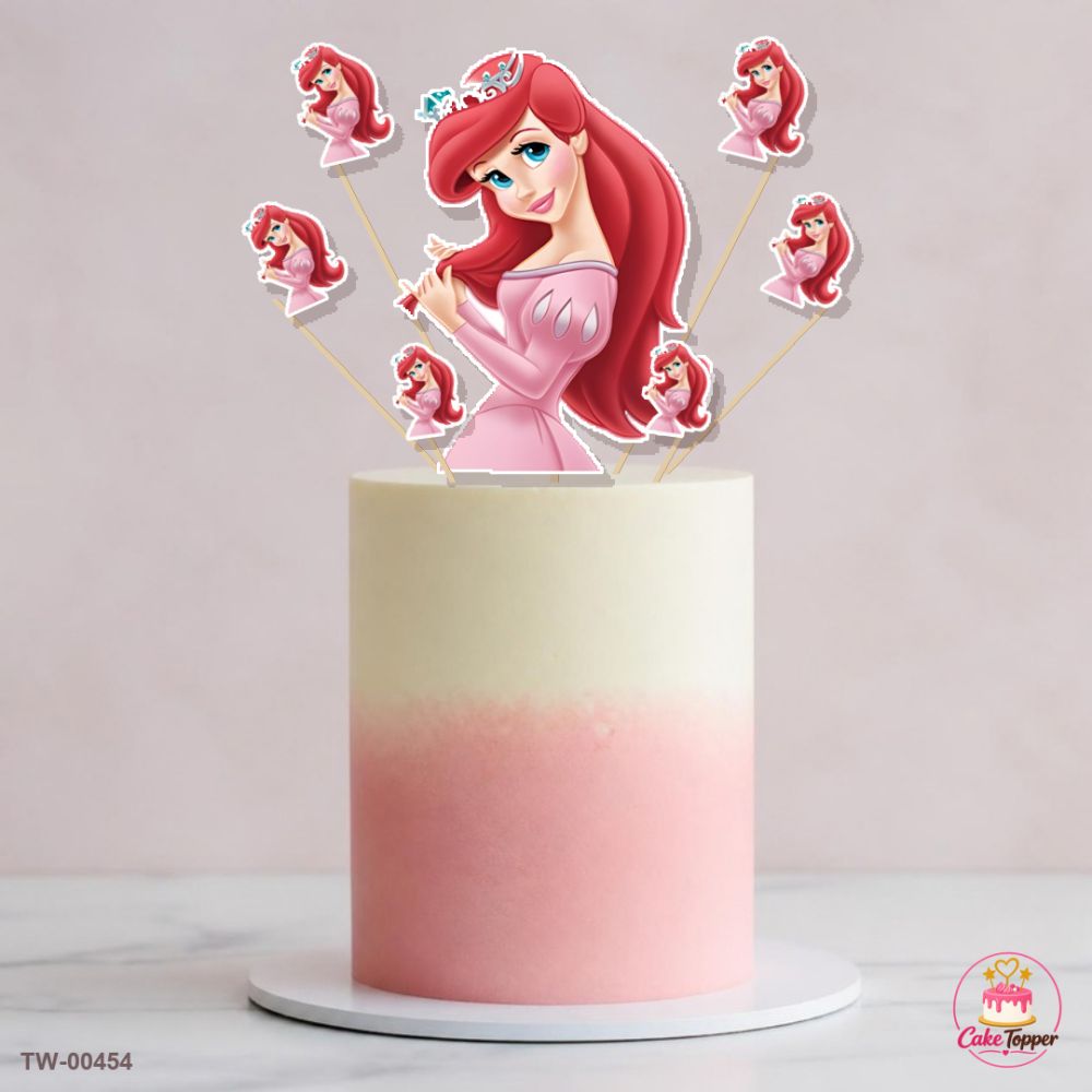 Belle Topper Sheet 11 on a cake