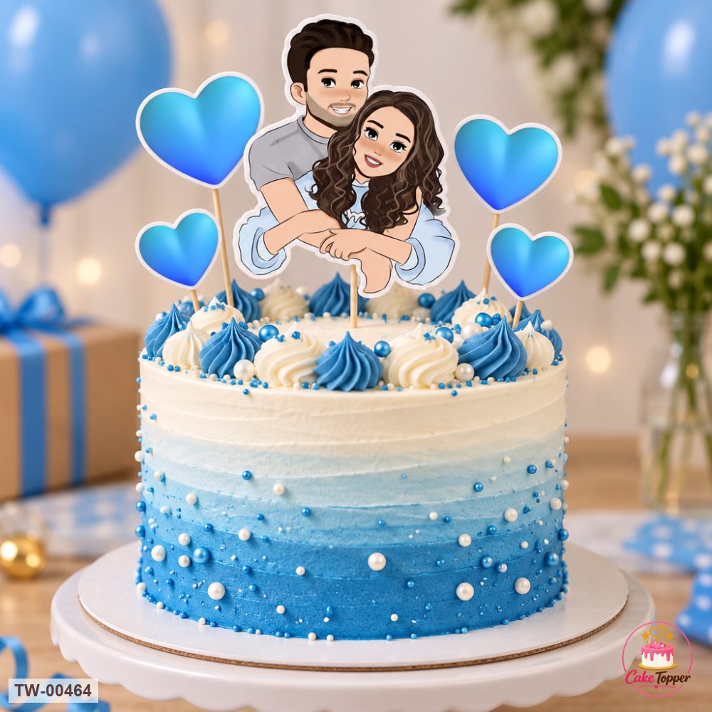 Love Topper Sheet 11 on a cake