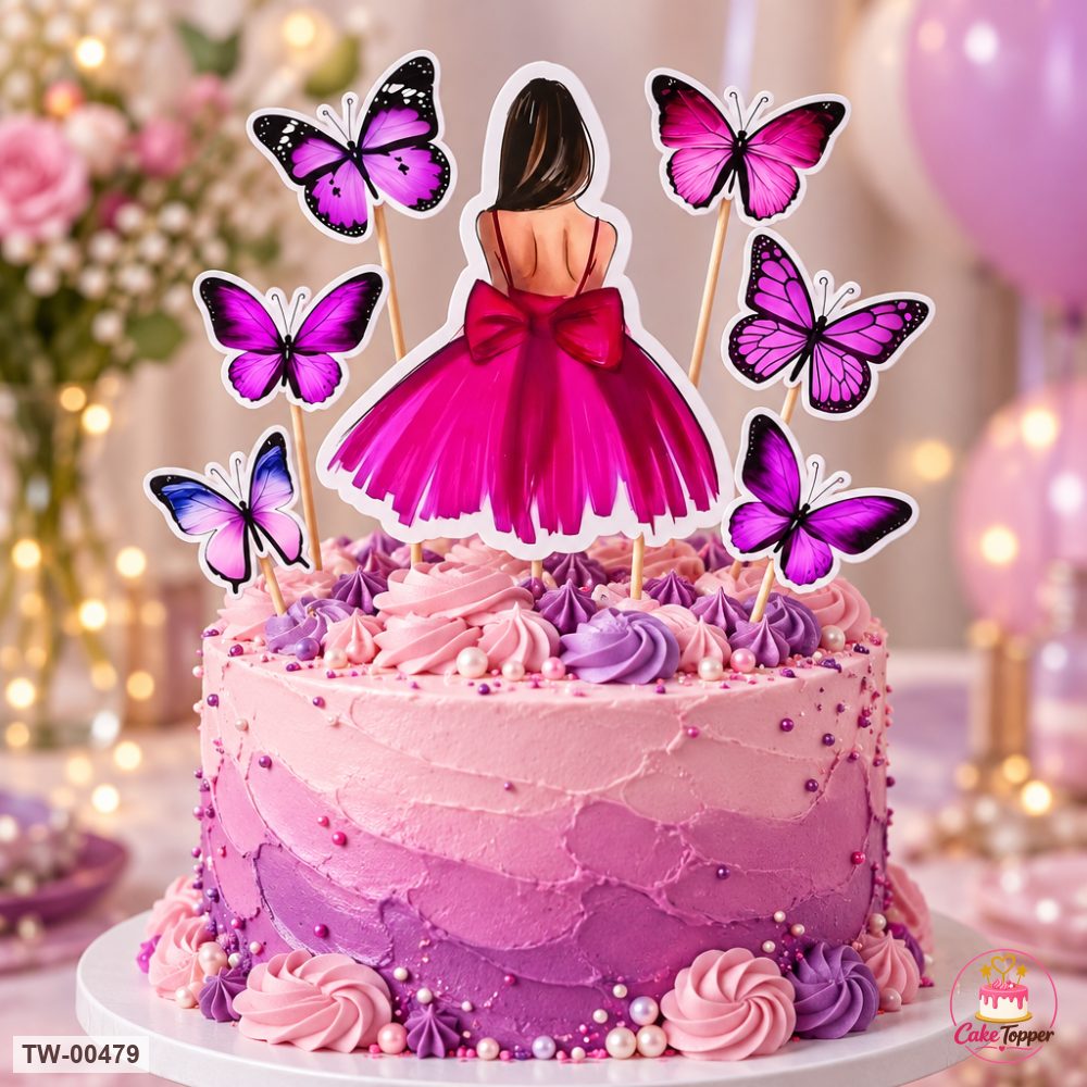 For Her Topper Sheet 11 on a cake