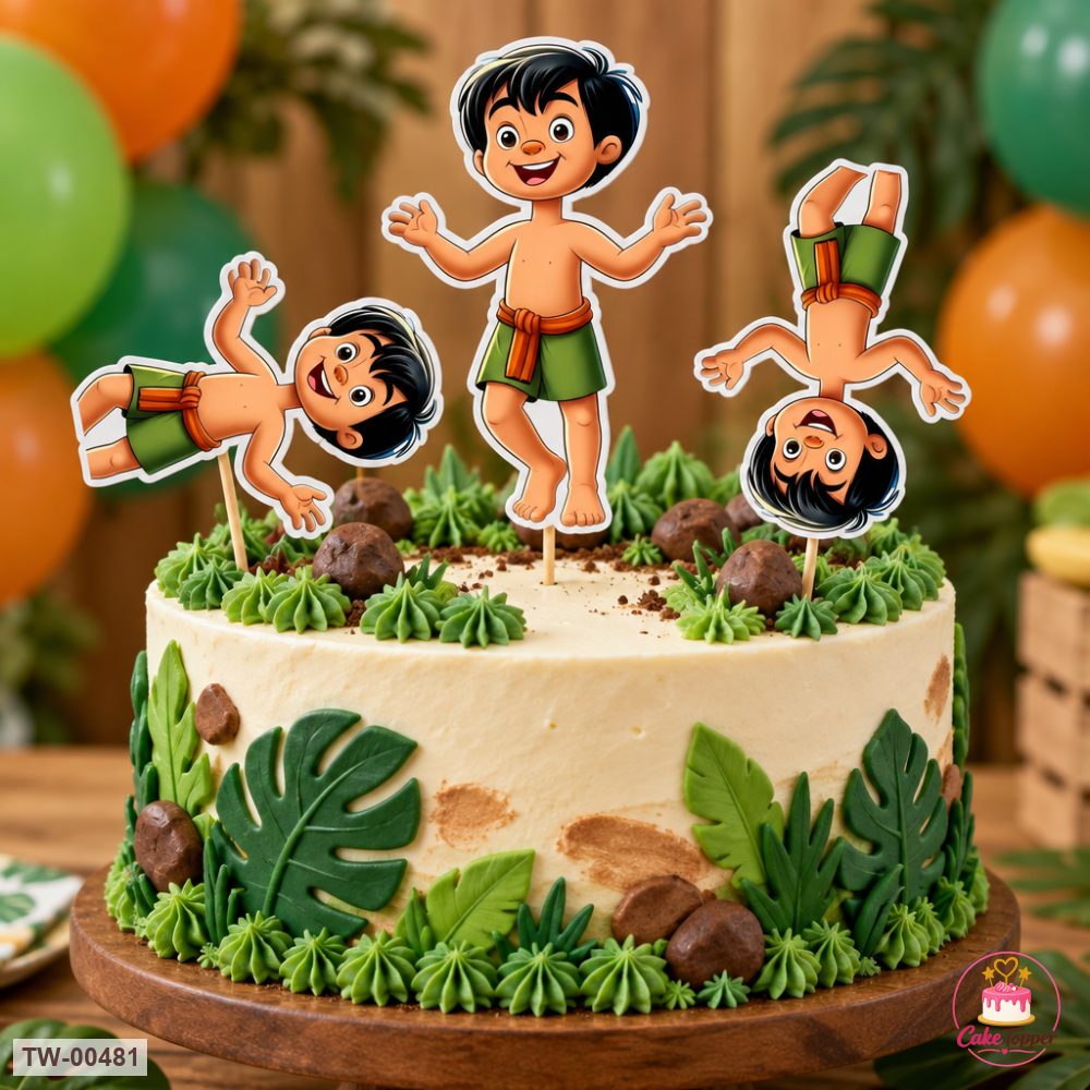 Little Boy Topper Sheet 11 on a cake