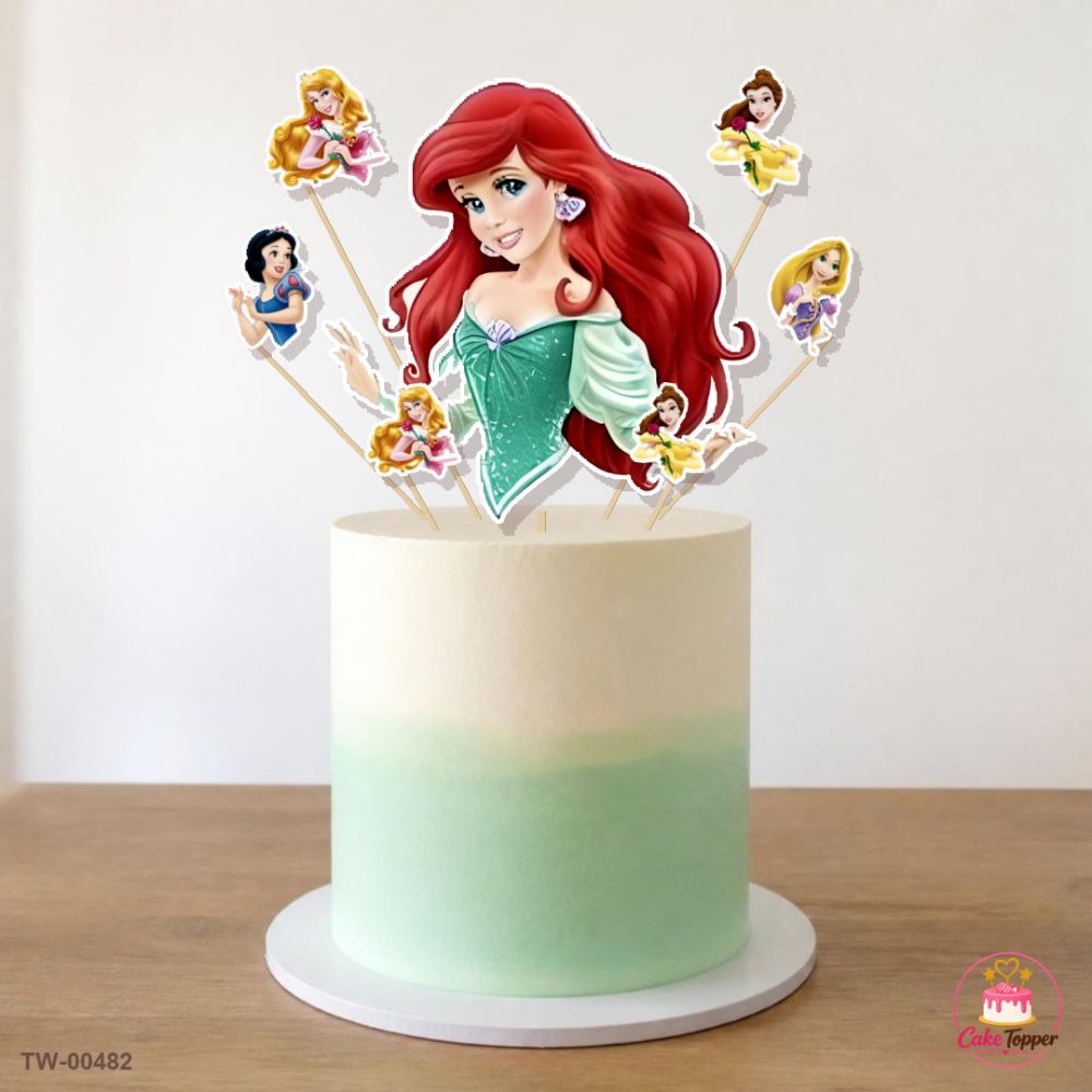 Angels Topper Sheet 12 on a cake