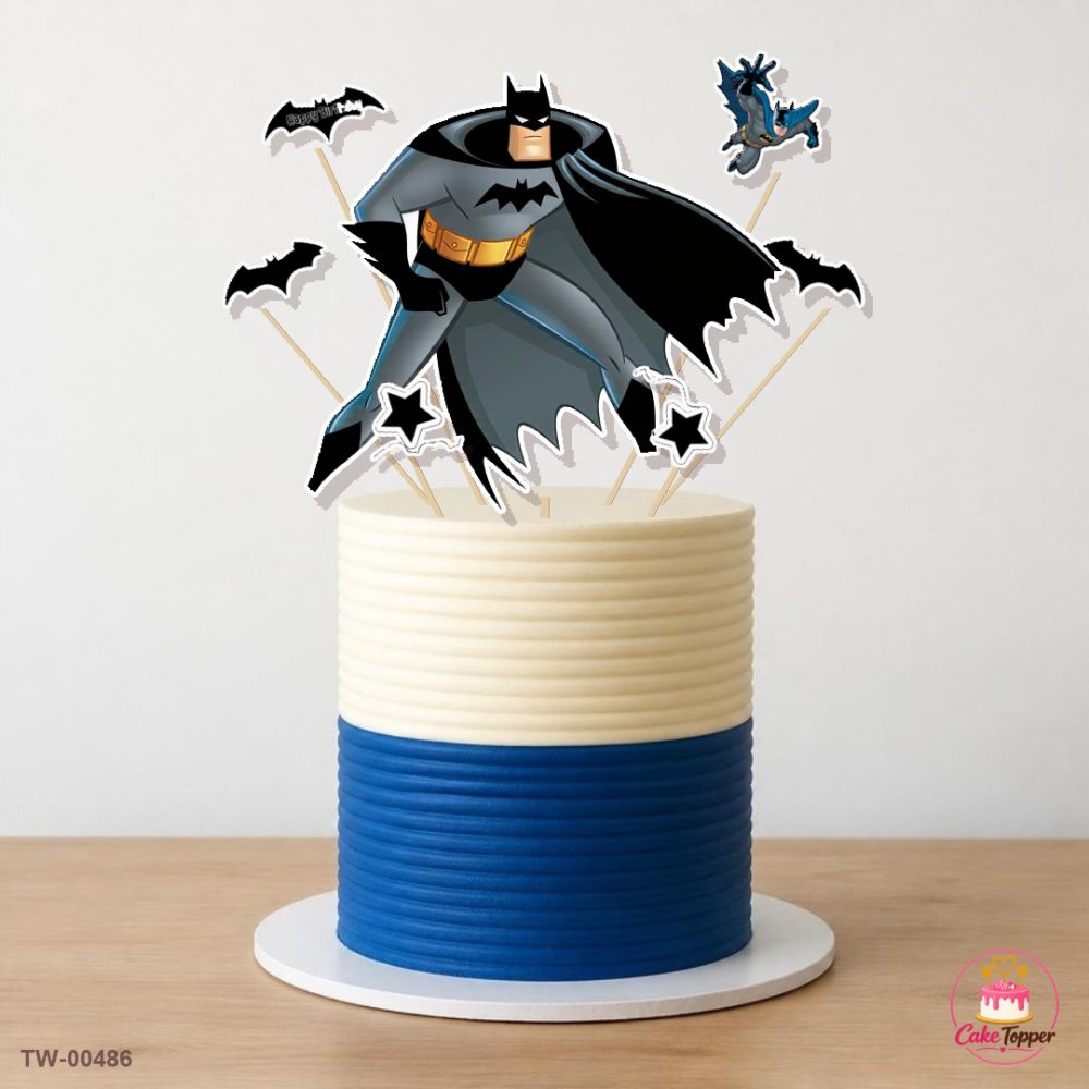 Batman Topper Sheet 12 on a cake