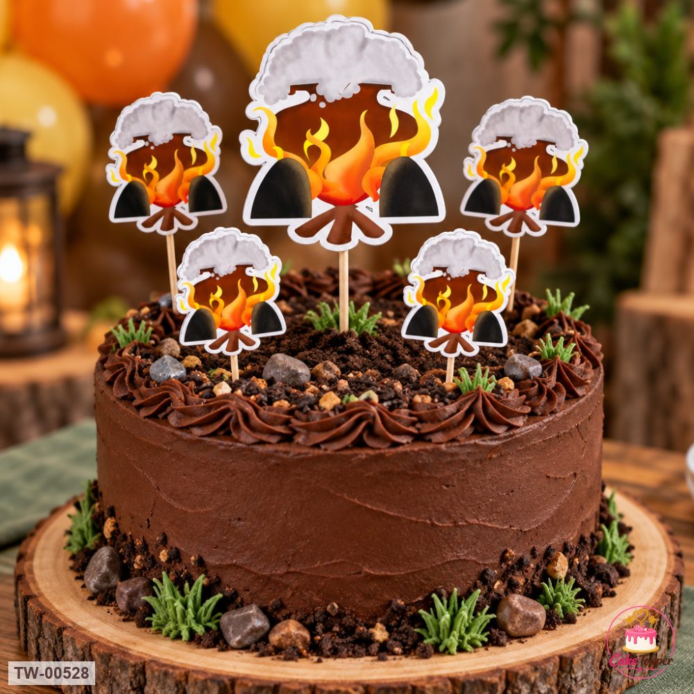 Happy New Year Topper Sheet 13 on a cake