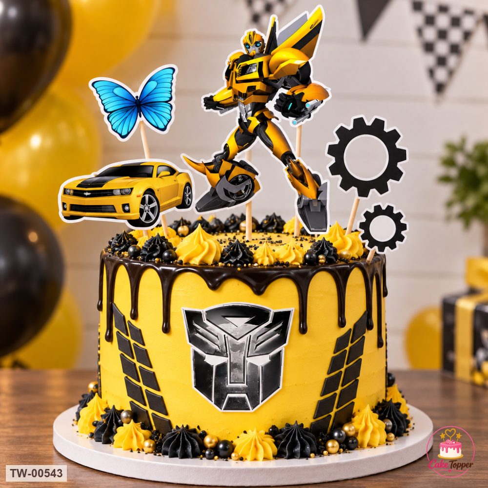 Vehicle Topper Sheet 13 on a cake