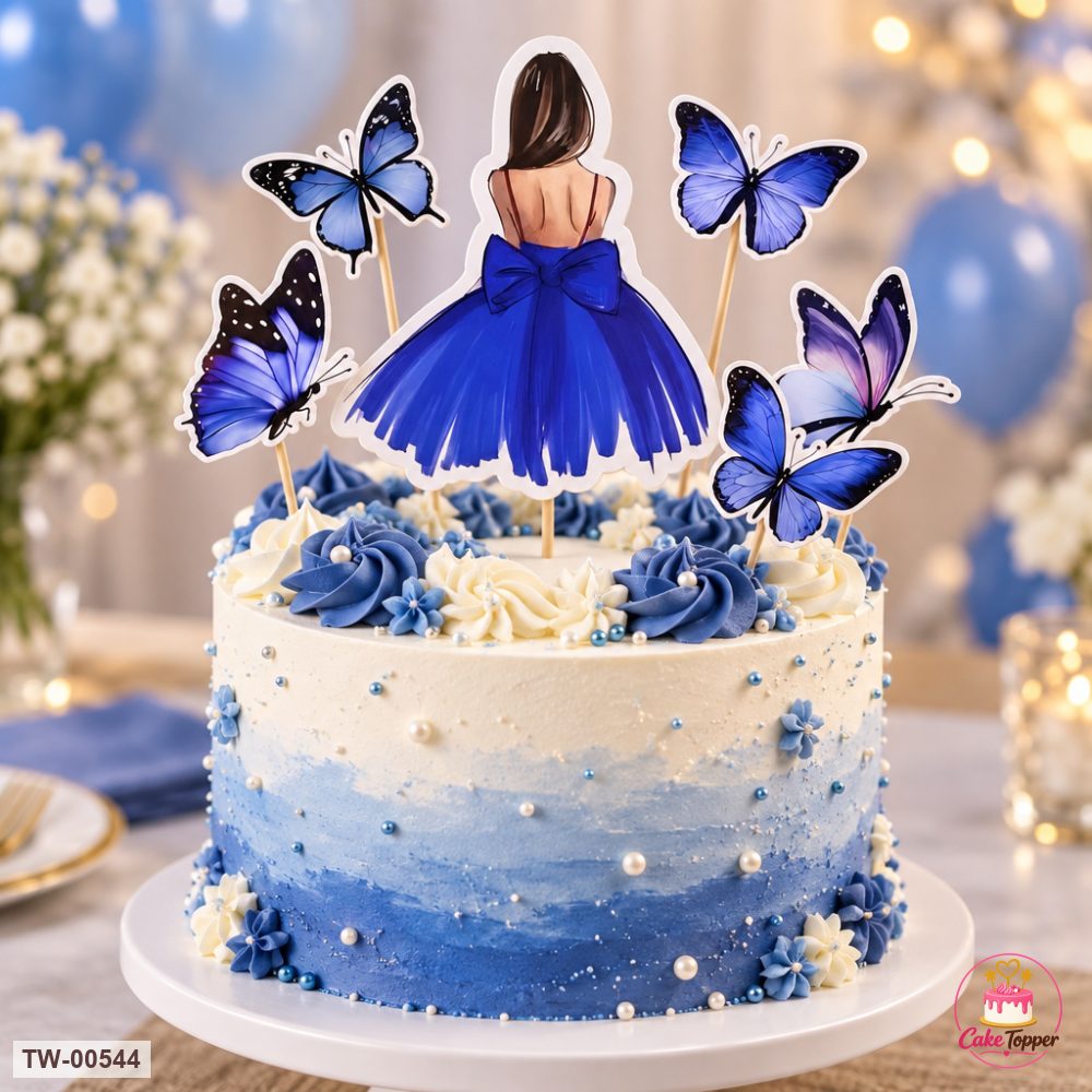 For Her Topper Sheet 13 on a cake