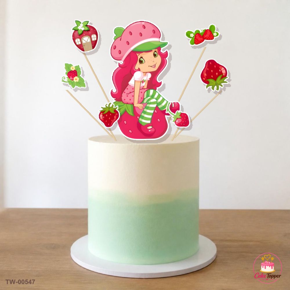 Angels Topper Sheet 14 on a cake