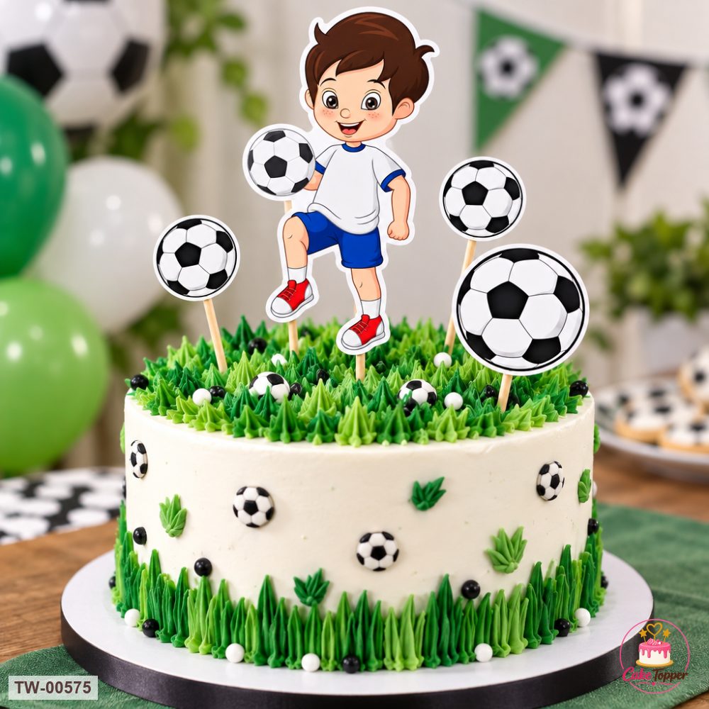 Little Boy Topper Sheet 14 on a cake