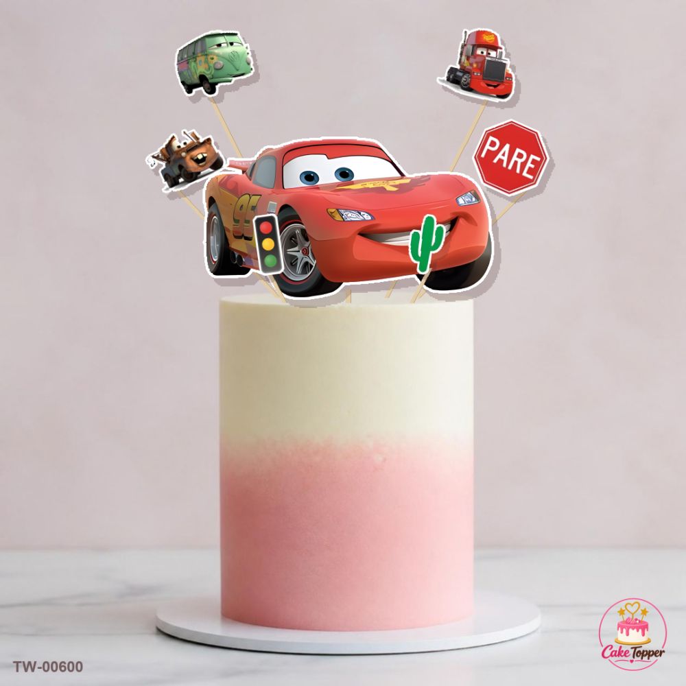 Vehicle Topper Sheet 15 on a cake