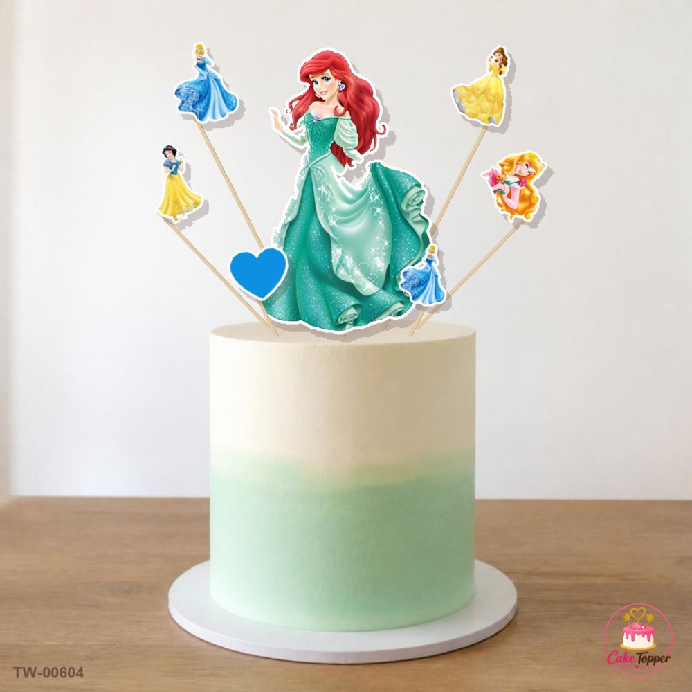 Angels Topper Sheet 16 on a cake