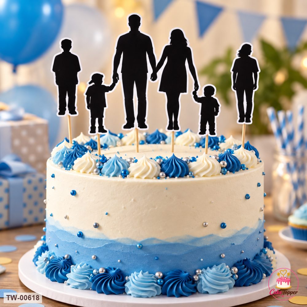 For Him Topper Sheet 16 on a cake