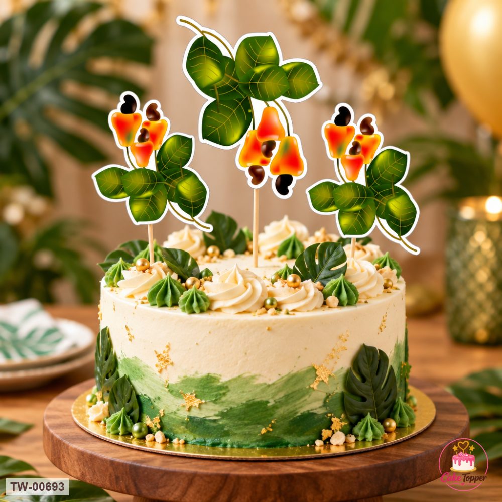 Happy New Year Topper Sheet 19 on a cake