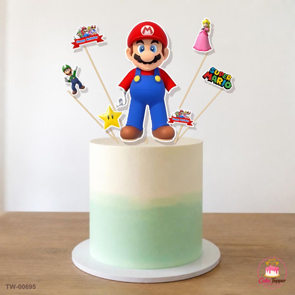Heroes Topper Sheet 19 on a cake