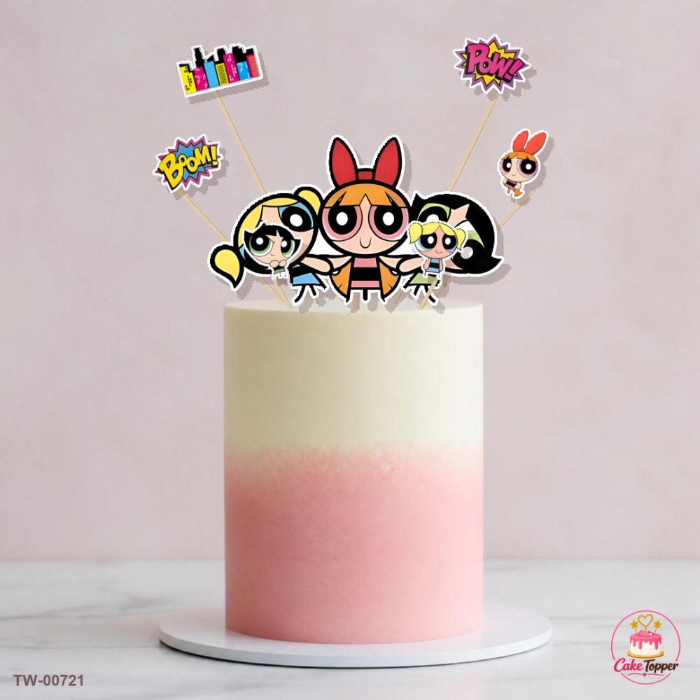 Heroes Topper Sheet 20 on a cake