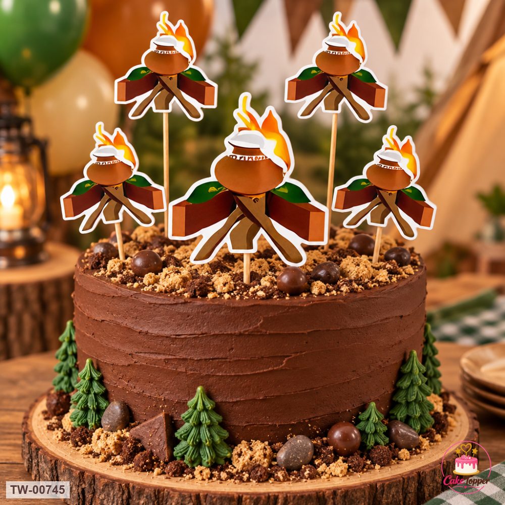 Happy New Year Topper Sheet 21 on a cake