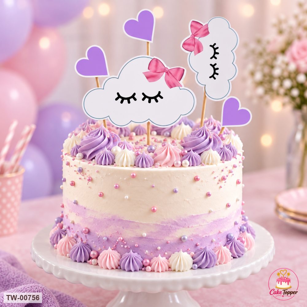 Unicorn Topper Sheet 21 on a cake