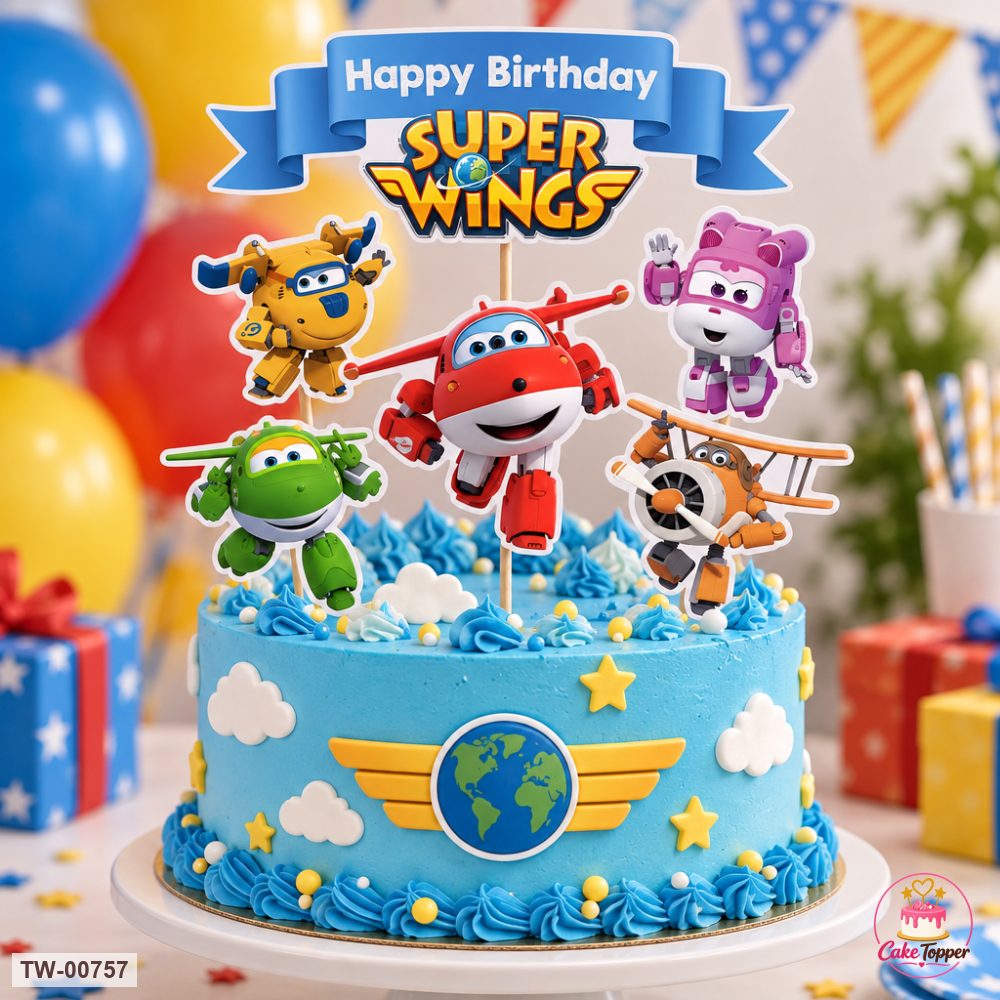 Vehicle Topper Sheet 21 on a cake