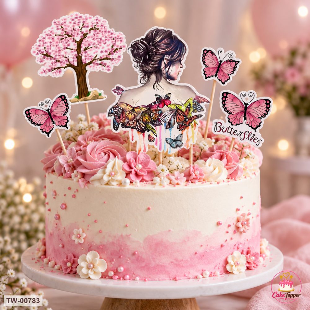 For Her Topper Sheet 22 on a cake