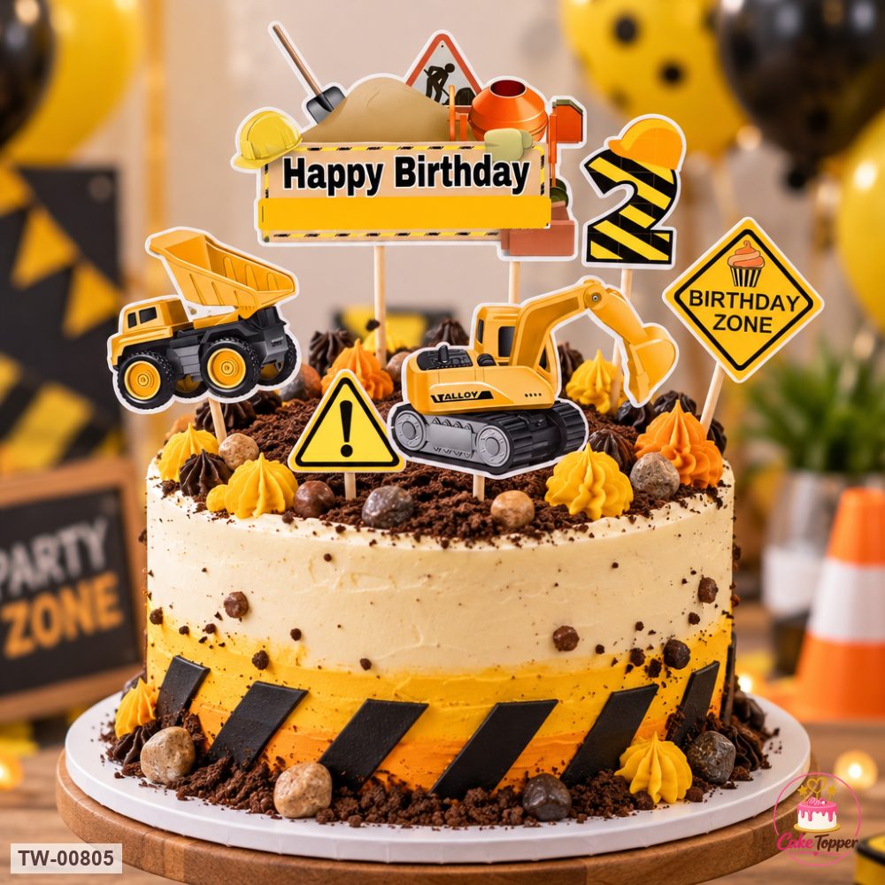 Vehicle Topper Sheet 23 on a cake