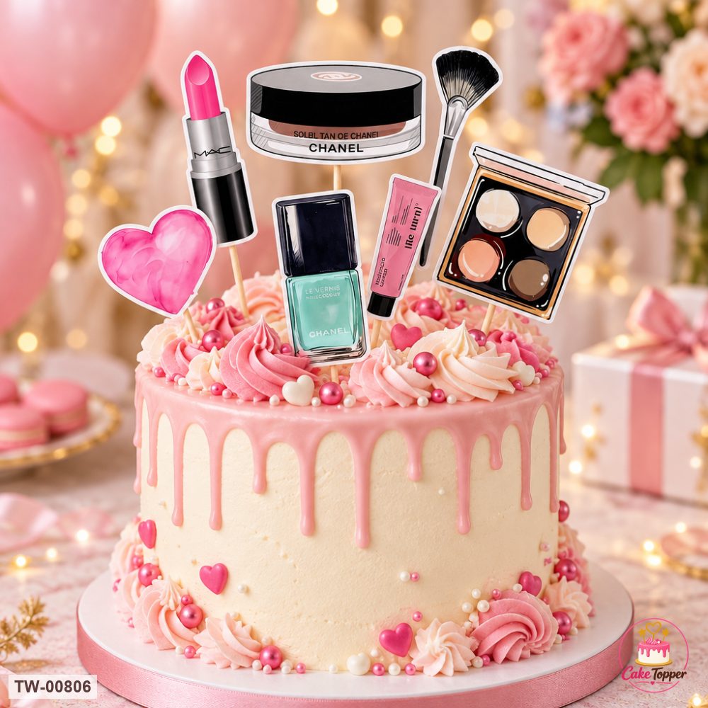 For Her Topper Sheet 23 on a cake