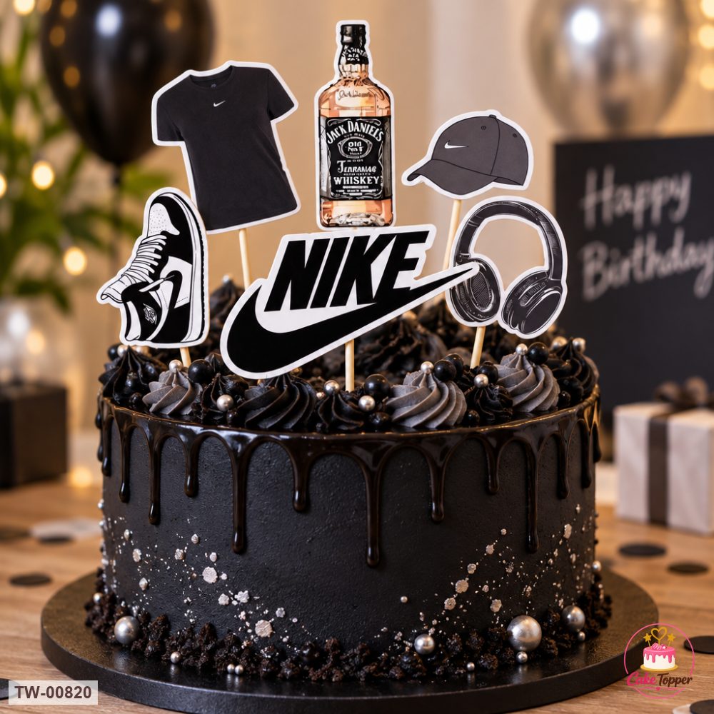 For Him Topper Sheet 24 on a cake