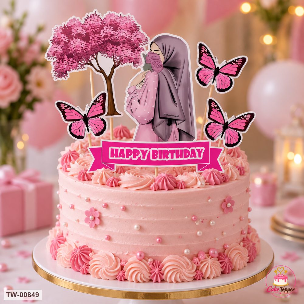 For Her Topper Sheet 25 on a cake