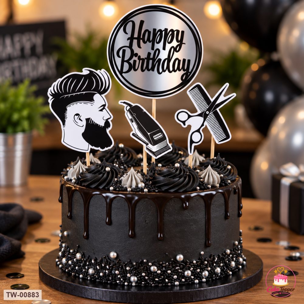 For Him Topper Sheet 27 on a cake