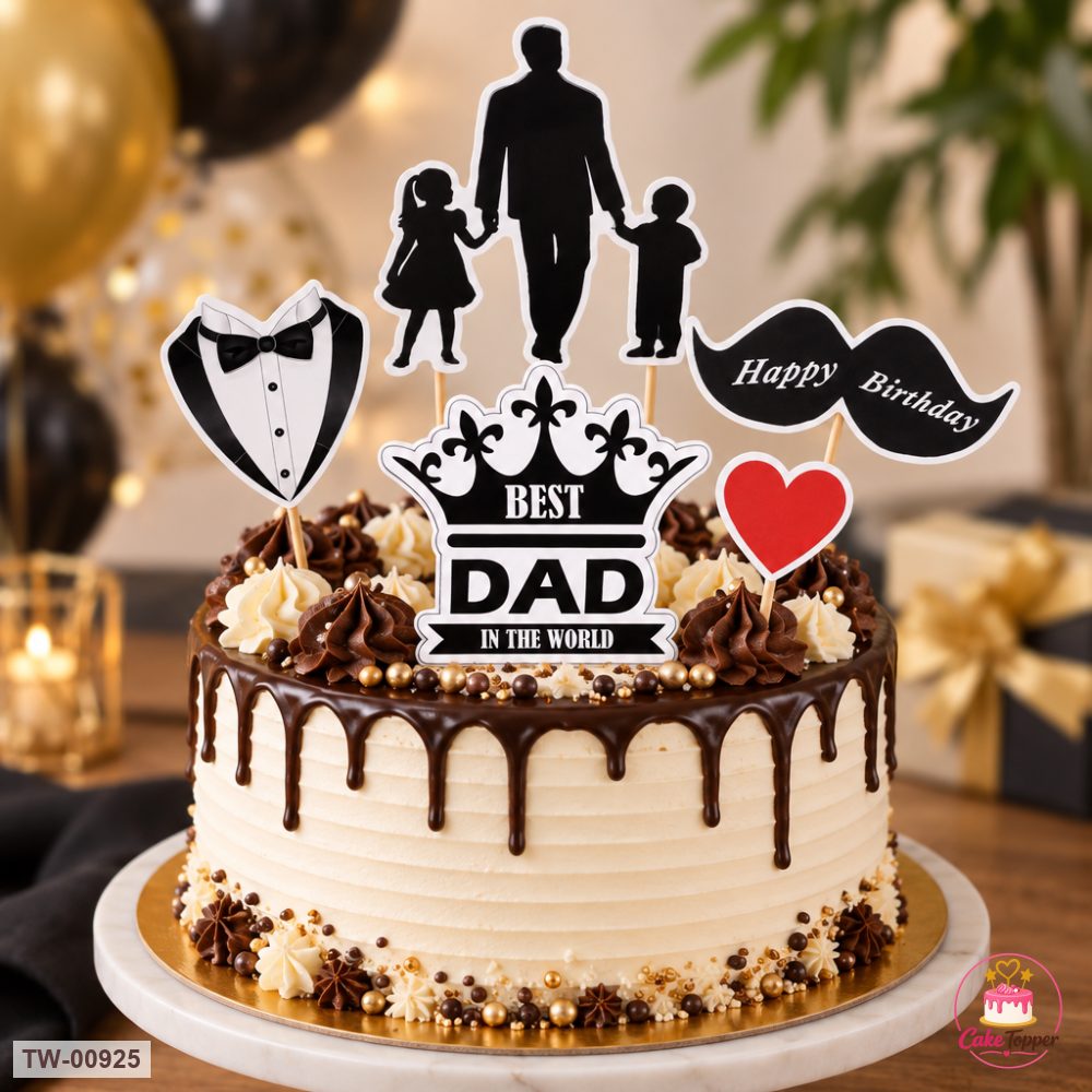 For Him Topper Sheet 29 on a cake