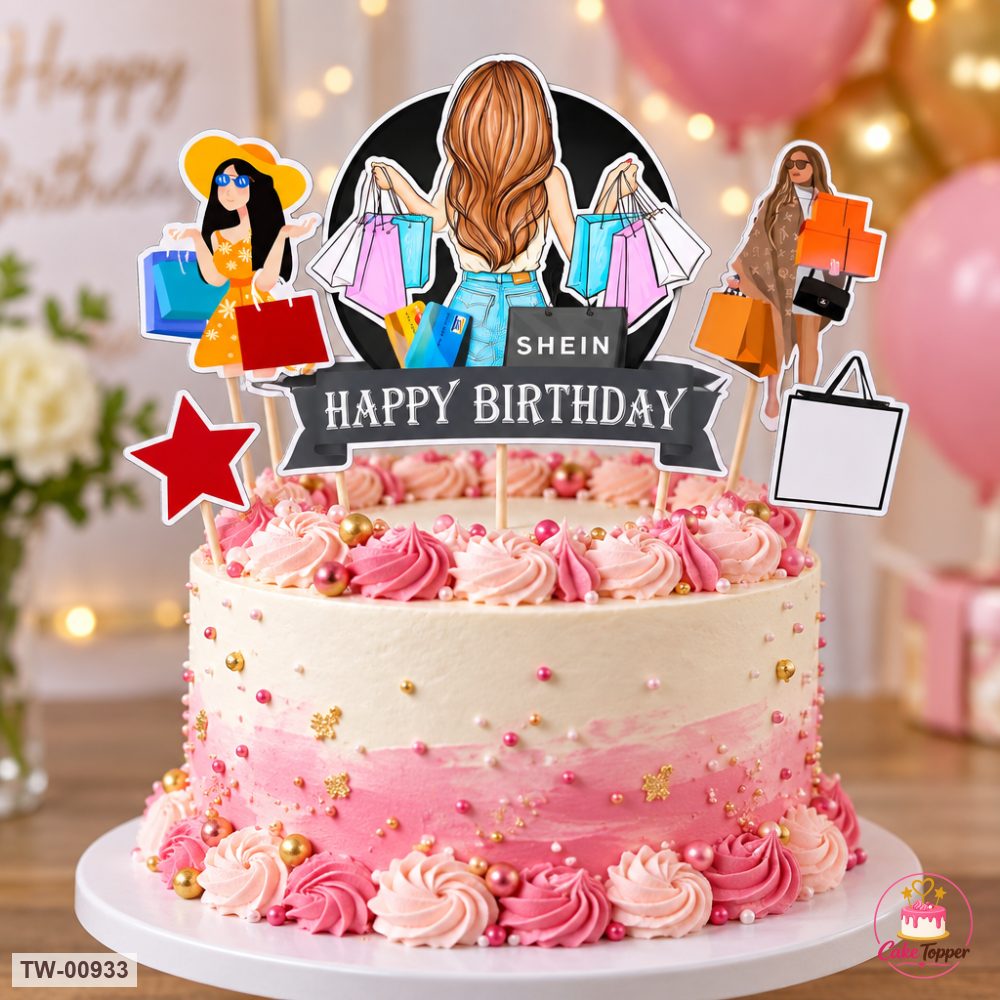 For Her Topper Sheet 29 on a cake