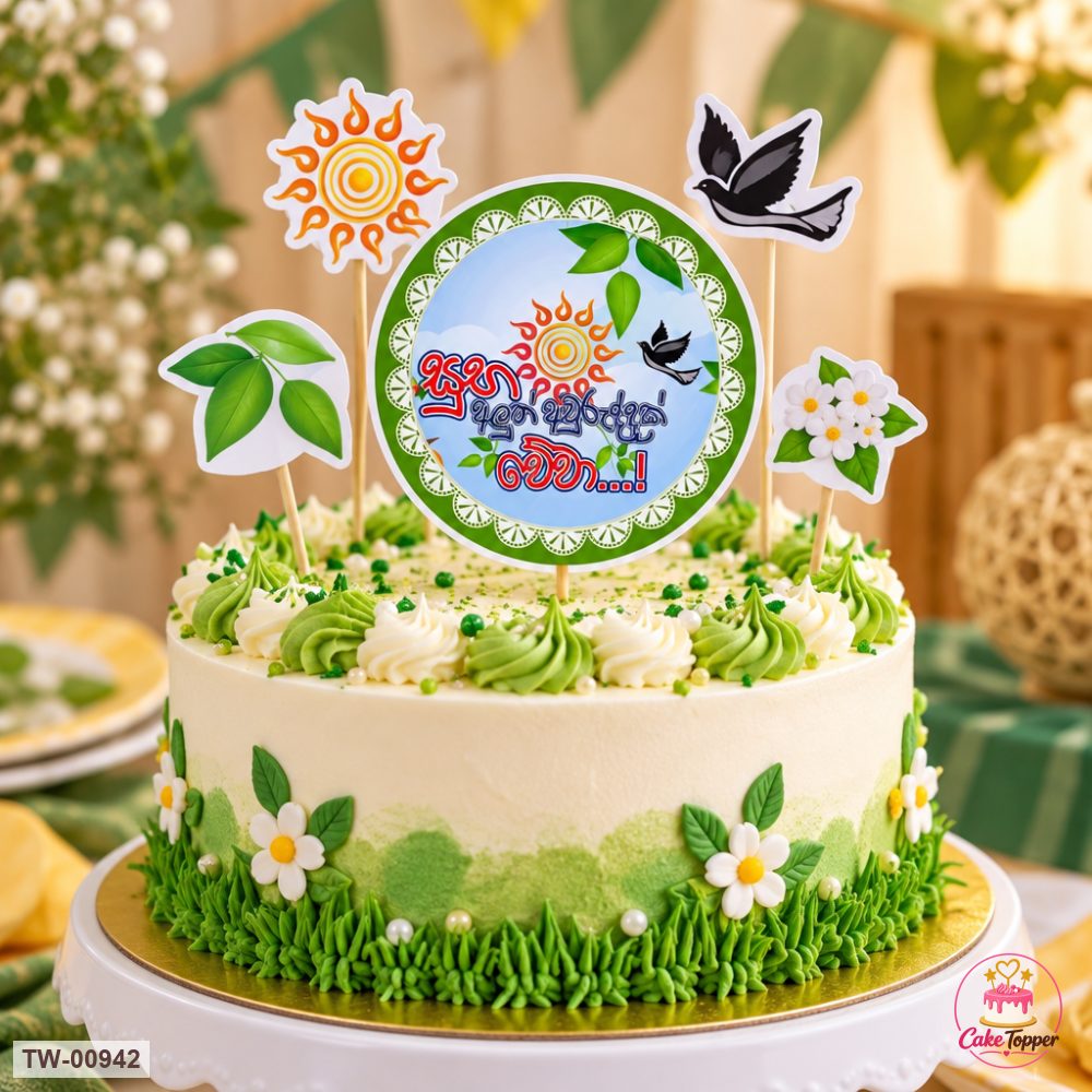 Happy New Year Topper Sheet 30 on a cake