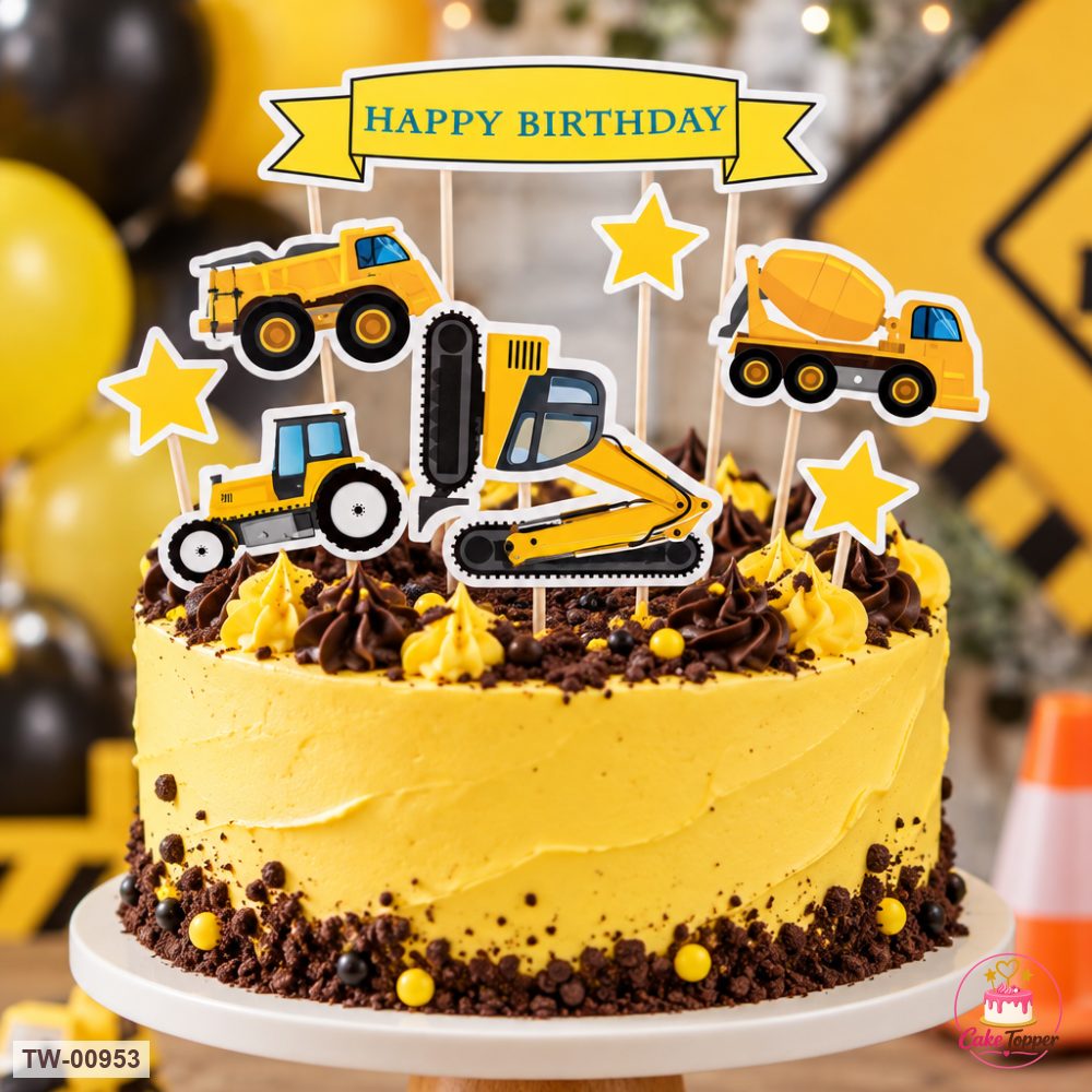 Vehicle Topper Sheet 30 on a cake