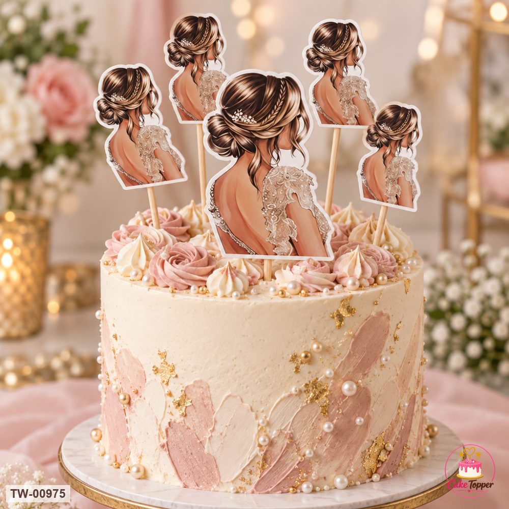 For Her Topper Sheet 31 on a cake