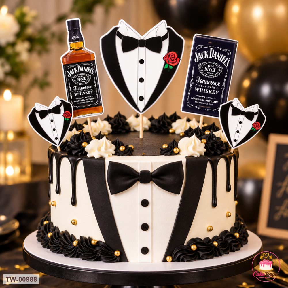 For Him Topper Sheet 32 on a cake