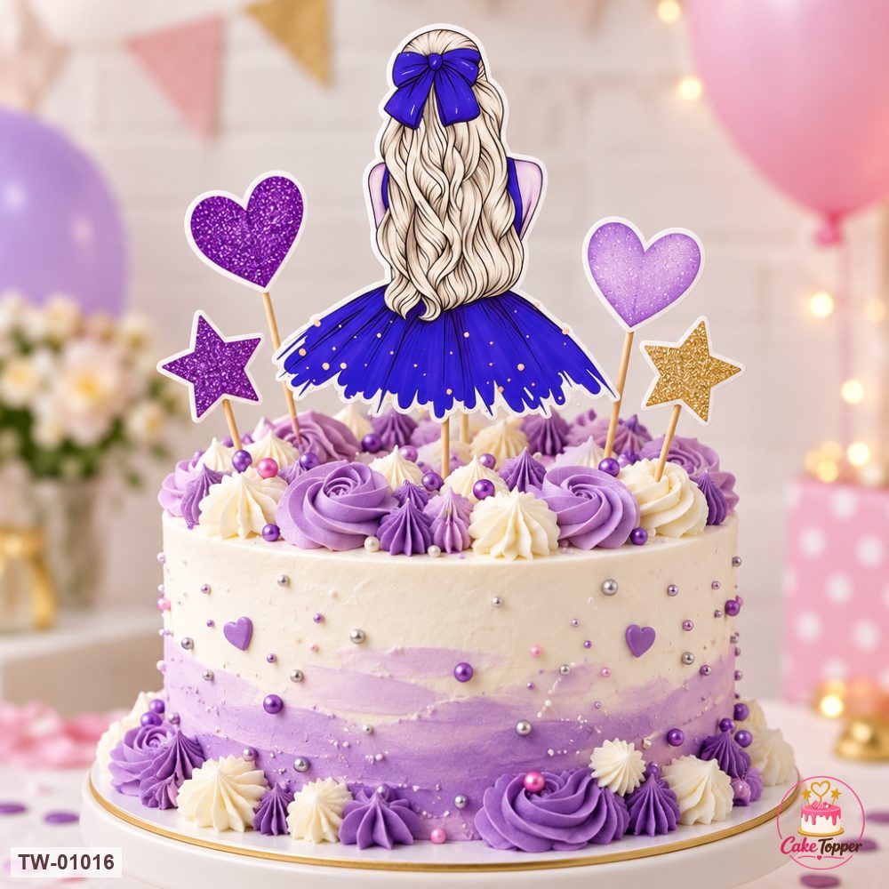 For Her Topper Sheet 33 on a cake