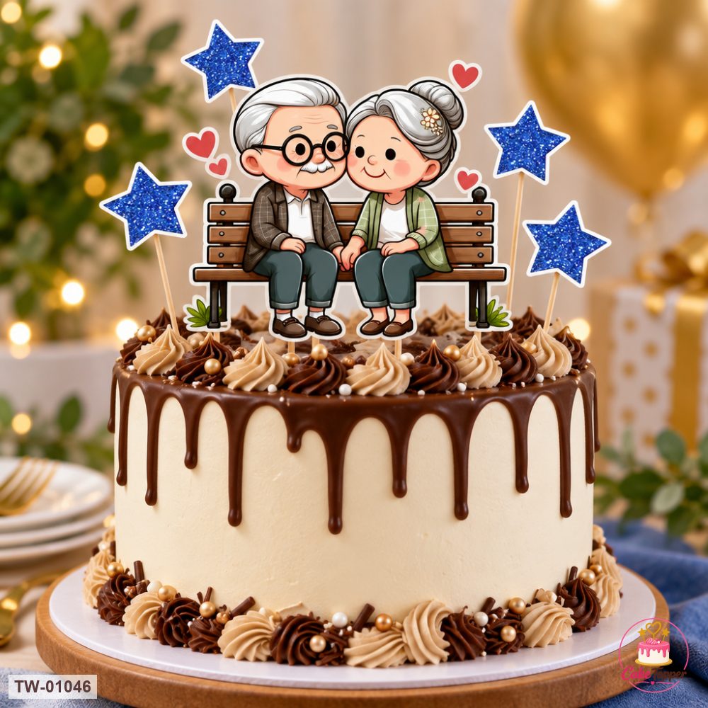 Love Topper Sheet 35 on a cake