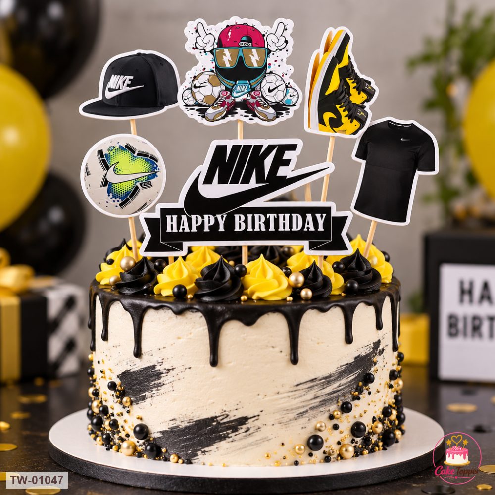 For Him Topper Sheet 35 on a cake