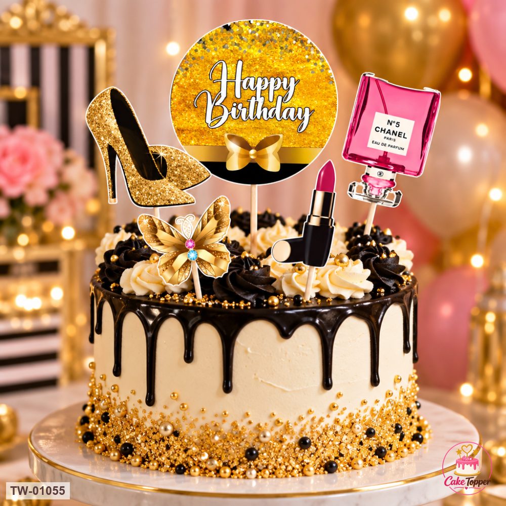 For Her Topper Sheet 35 on a cake