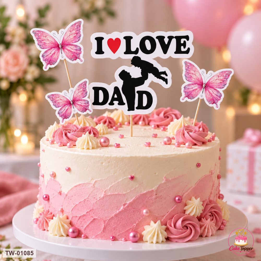 For Him Topper Sheet 37 on a cake