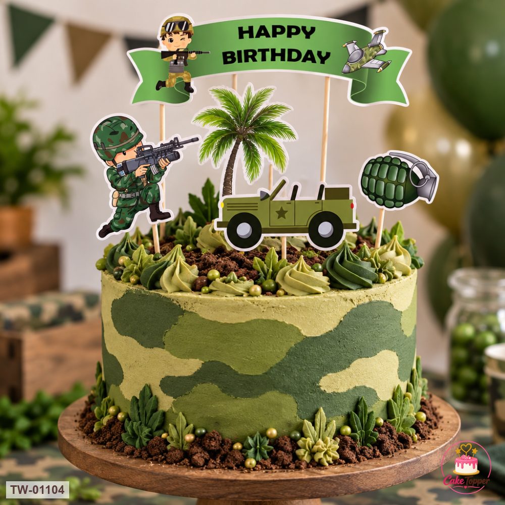 For Him Topper Sheet 38 on a cake